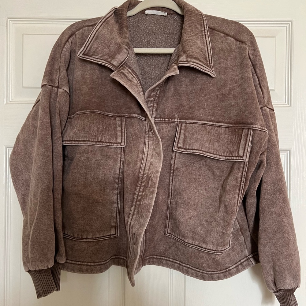 Brown Shacket